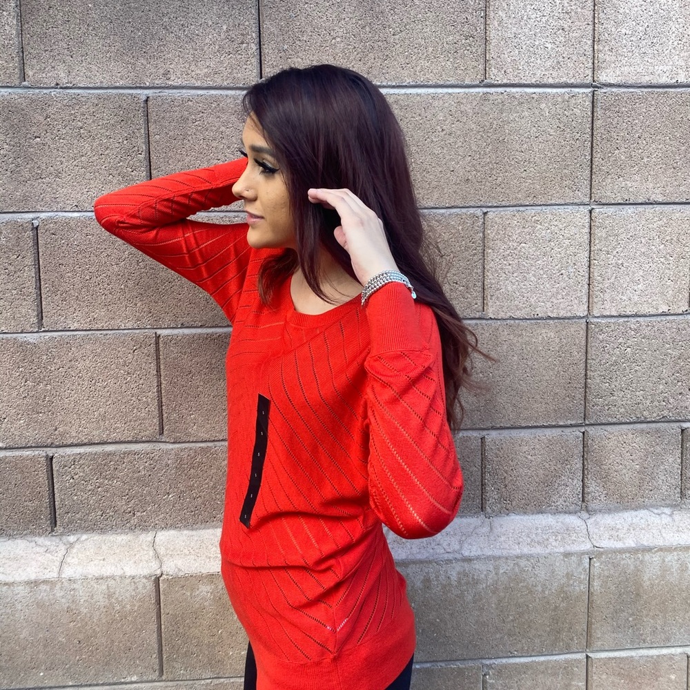 Banana Republic Red Sweater size: small (NWOT)